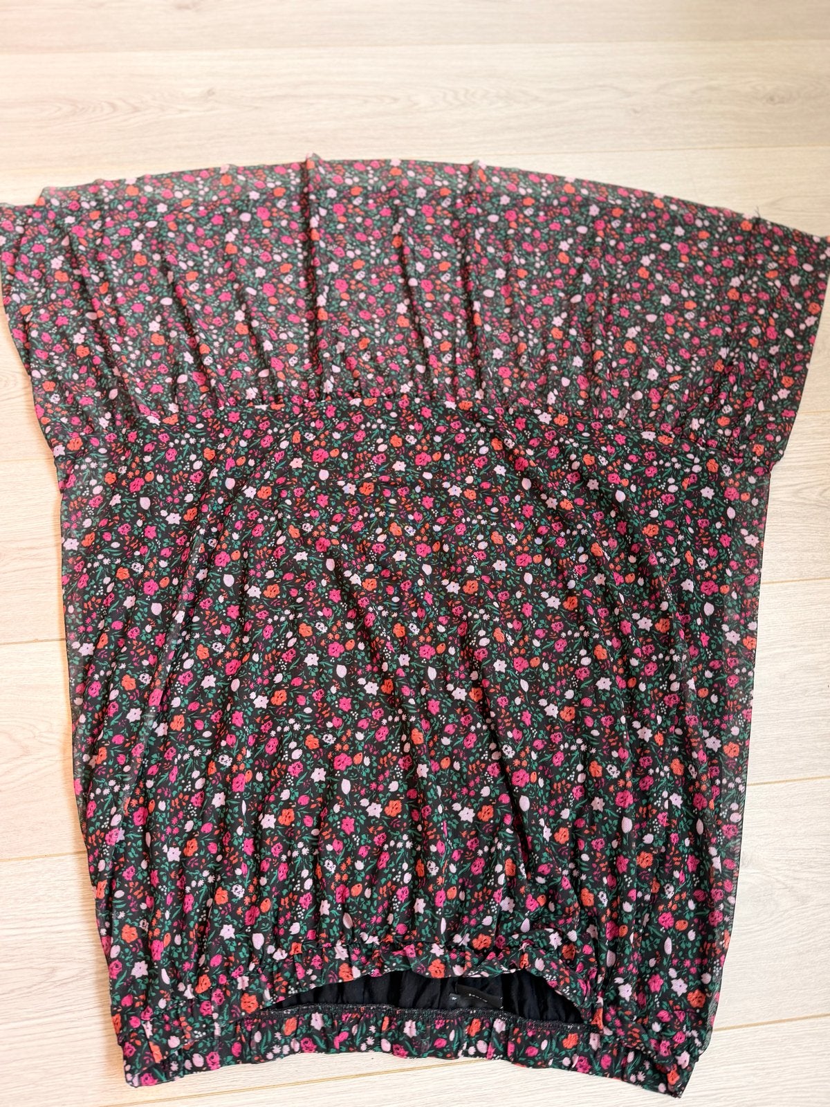 Zizzi jurk met bloemenprint - Maat XL, Kleding | Dames, Rokken, Ophalen, Zo goed als nieuw, Maat 46/48 (XL) of groter, Boven de knie