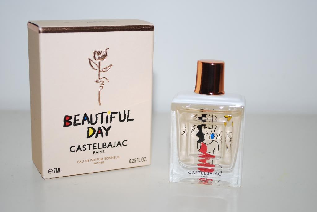 Miniatuur Castelbajac Beautiful Day edp Bonheur Woman, Ophalen of Verzenden, Zo goed als nieuw, Miniatuur, Gevuld