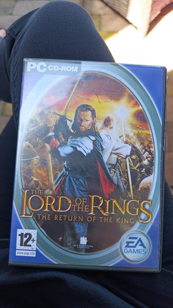 Lord of the Rings: The Return of the King PC CD-ROM, Avontuur en Actie, Gebruikt, 2 spelers, Eén computer