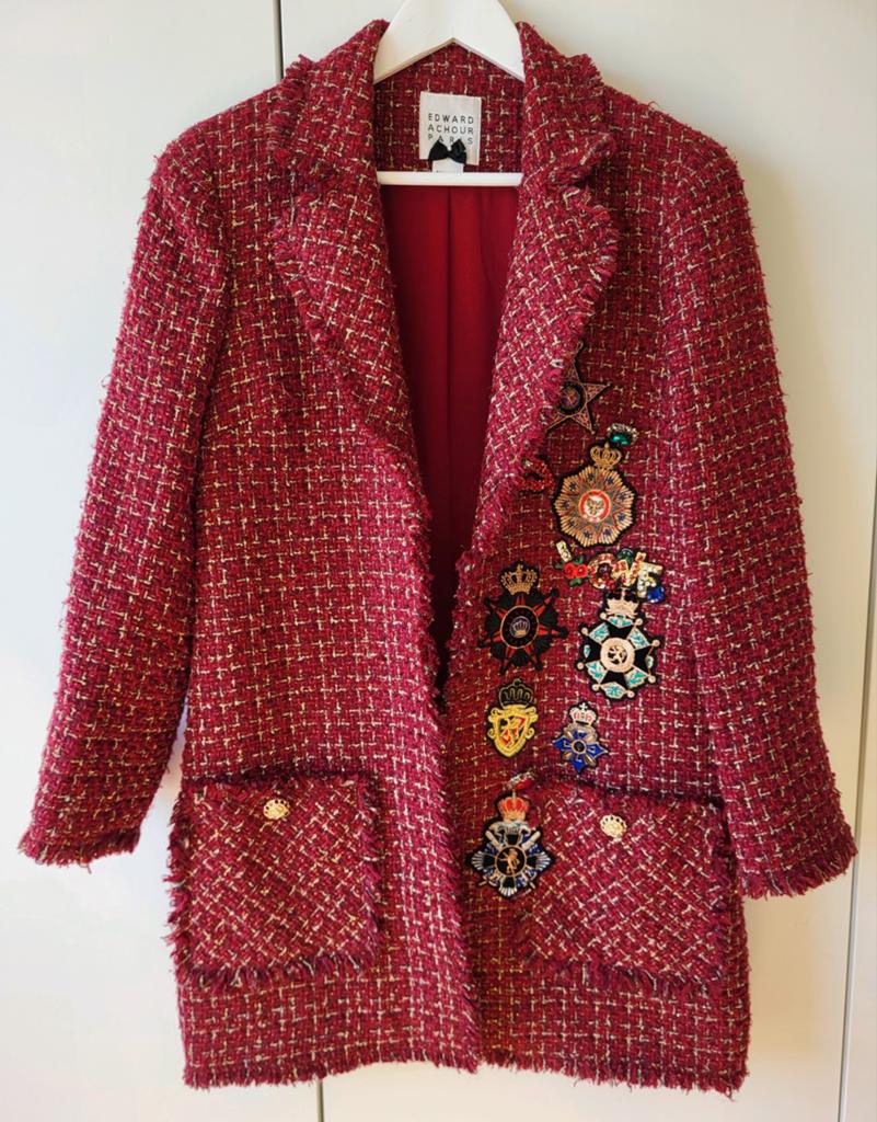 Edward Achour jasje maat 38 in topstaat, Kleding | Dames, Jasjes, Kostuums en Pakken, Maat 38/40 (M), Overige kleuren, Ophalen of Verzenden