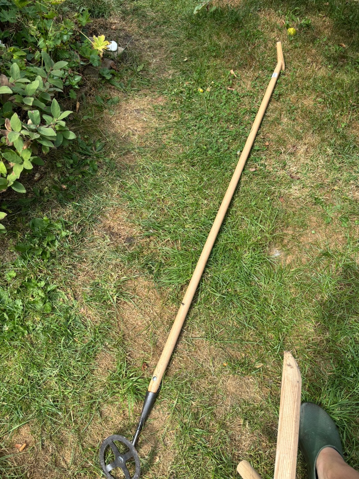 De Wit Volle maan schoffel open 14 cm essen steel 1700 mm, Tuin en Terras, Ophalen, Zo goed als nieuw, Schoffel