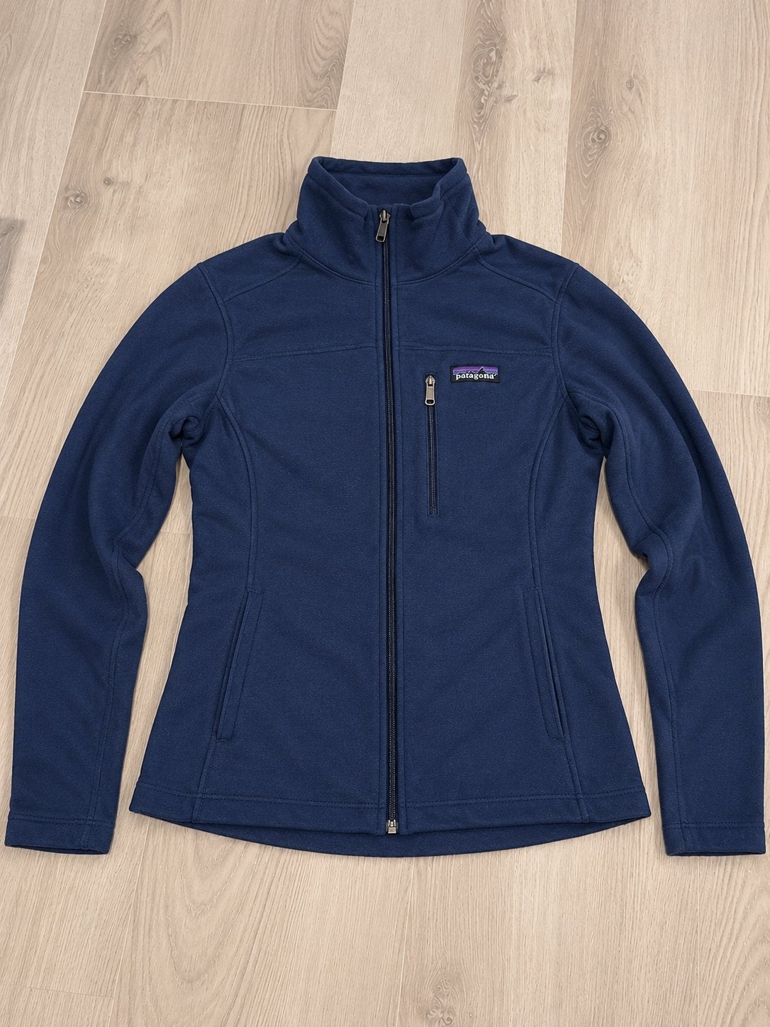 Patagonia fleecevest dames S - Donkerblauw, Patagonia Europe Coöperatief U.A., Directsales.europe@patagonia.com, Maat 36 (S), Gedragen