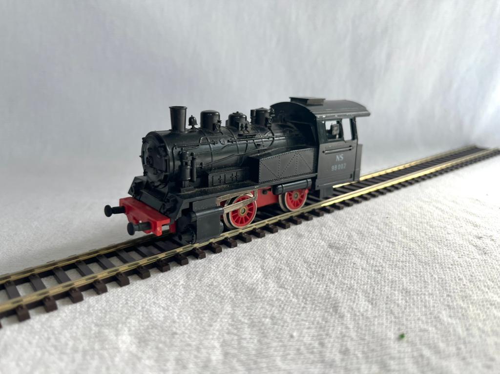 Piko NS 98002 stoomlocomotief H0 (2), Gebruikt, NS, Gelijkstroom, Locomotief