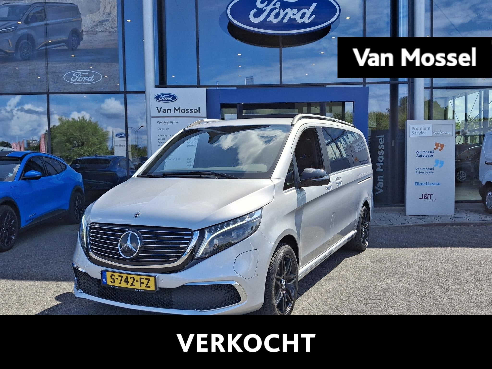 Mercedes-Benz EQV 300 L2 Avantgarde 90 kWh Automaat | 7 pers, Auto's, Gebruikt, Overige modellen, Overige carrosserieën, 2535 kg