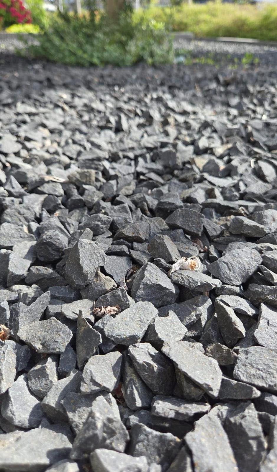 Split grijs 1tot 1,5 kuub, Tuin en Terras, Ophalen of Verzenden, Zo goed als nieuw, Basalt, Split