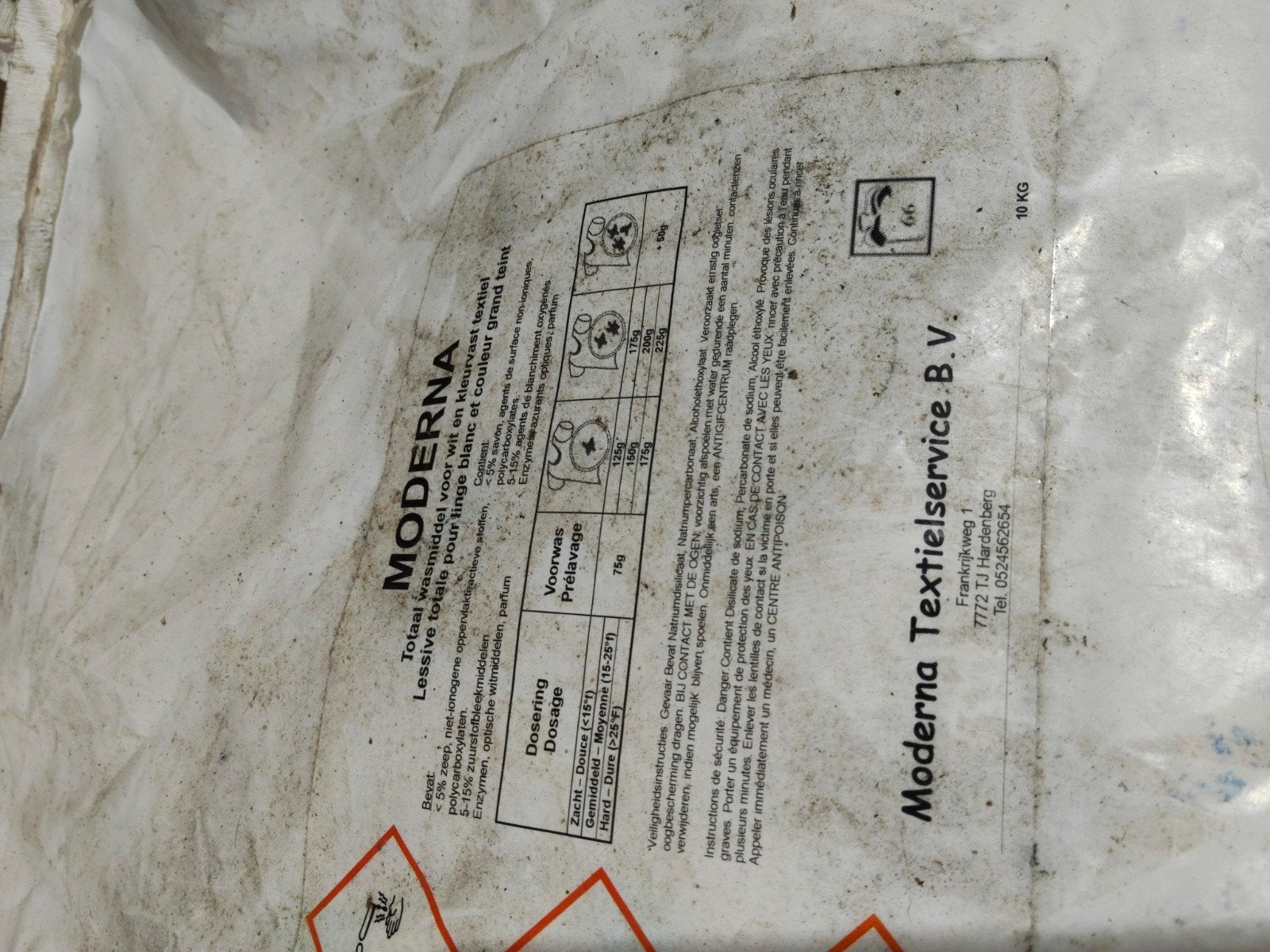 waspoeder 10 kg zakken, Ophalen, Schoonmaakmiddel