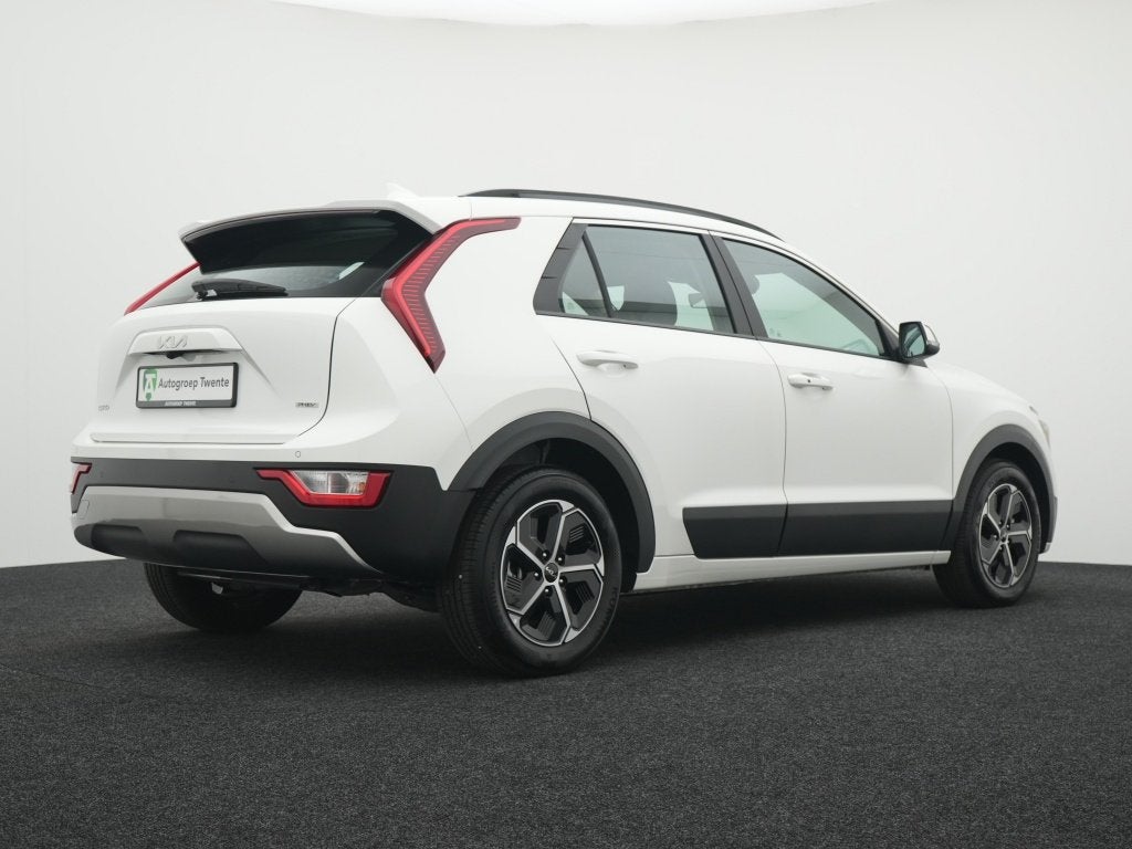 Kia Niro 1.6 GDi PHEV DynamicLine | Camera | Private lease 5, Auto's, Stof, Gebruikt, Zwart, Wit