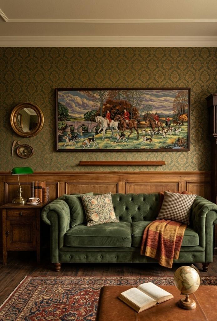 Prachtig groot schilderij. Geborduurd., Ophalen