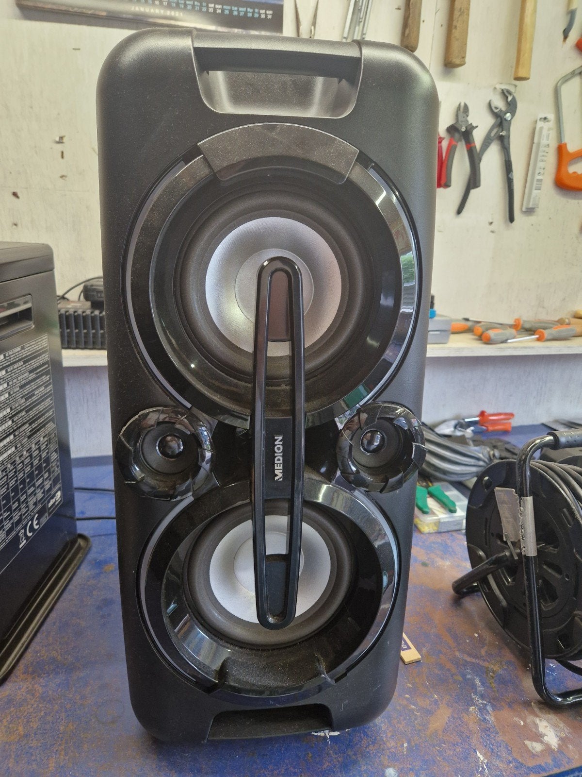 Medion Partyspeaker, Gebruikt, Party speaker, Bluetooth, Ophalen