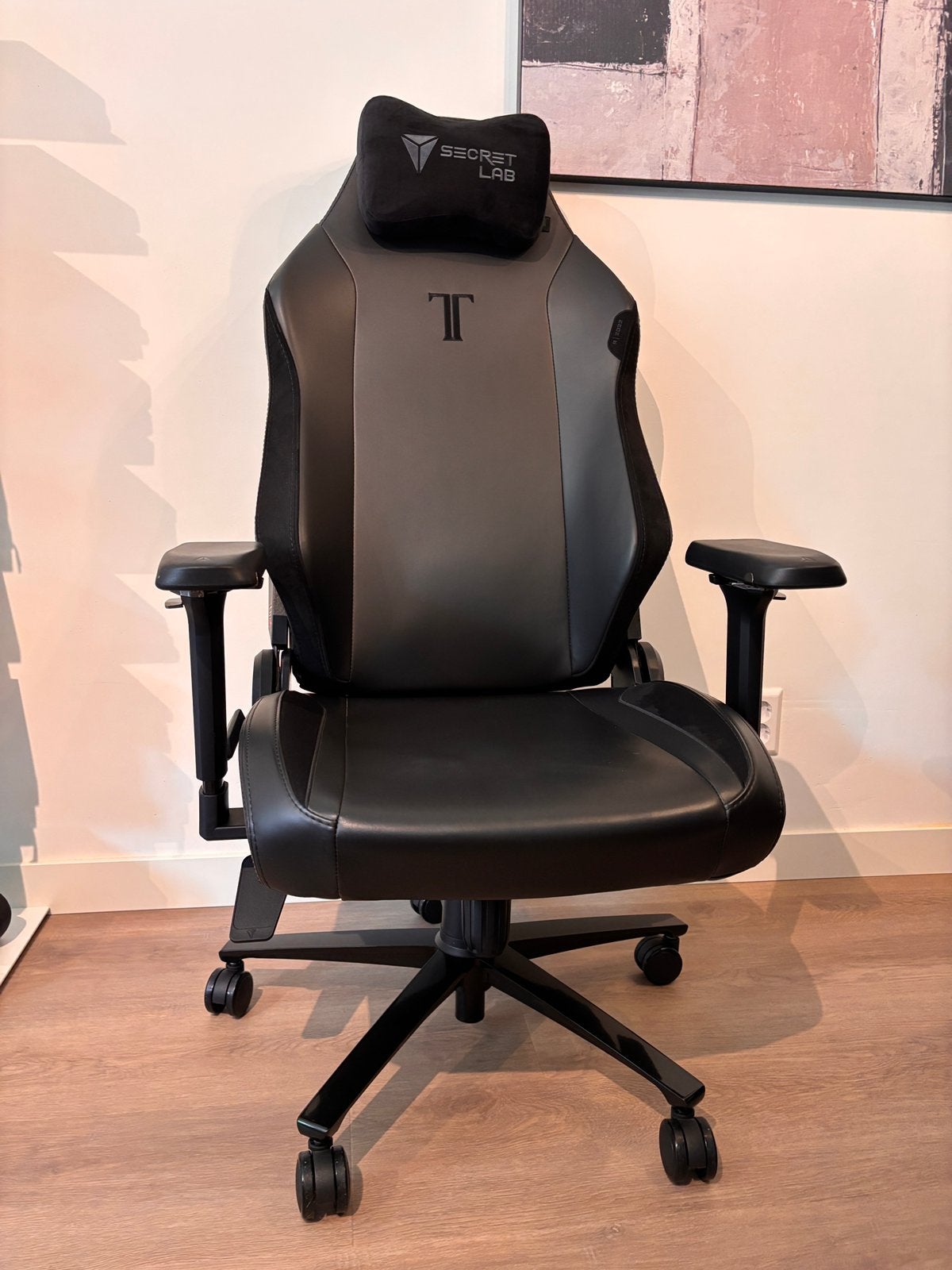 Secret lab titan gaming stoel, Huis en Inrichting, Bureaustoelen, Ophalen, Zo goed als nieuw, Zwart