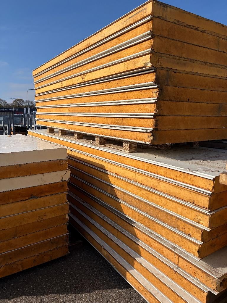 Sandwichpanelen glad wand platen paneel ( 311 ), Doe-het-zelf en Verbouw, Platen en Panelen, Ophalen, Gebruikt, Nb, Nb