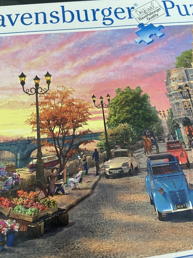 Ravensburger Legpuzzel Parijs Zonsondergang 500 stukjes, Ophalen of Verzenden, Minder dan 500 stukjes, Gebruikt, Legpuzzel
