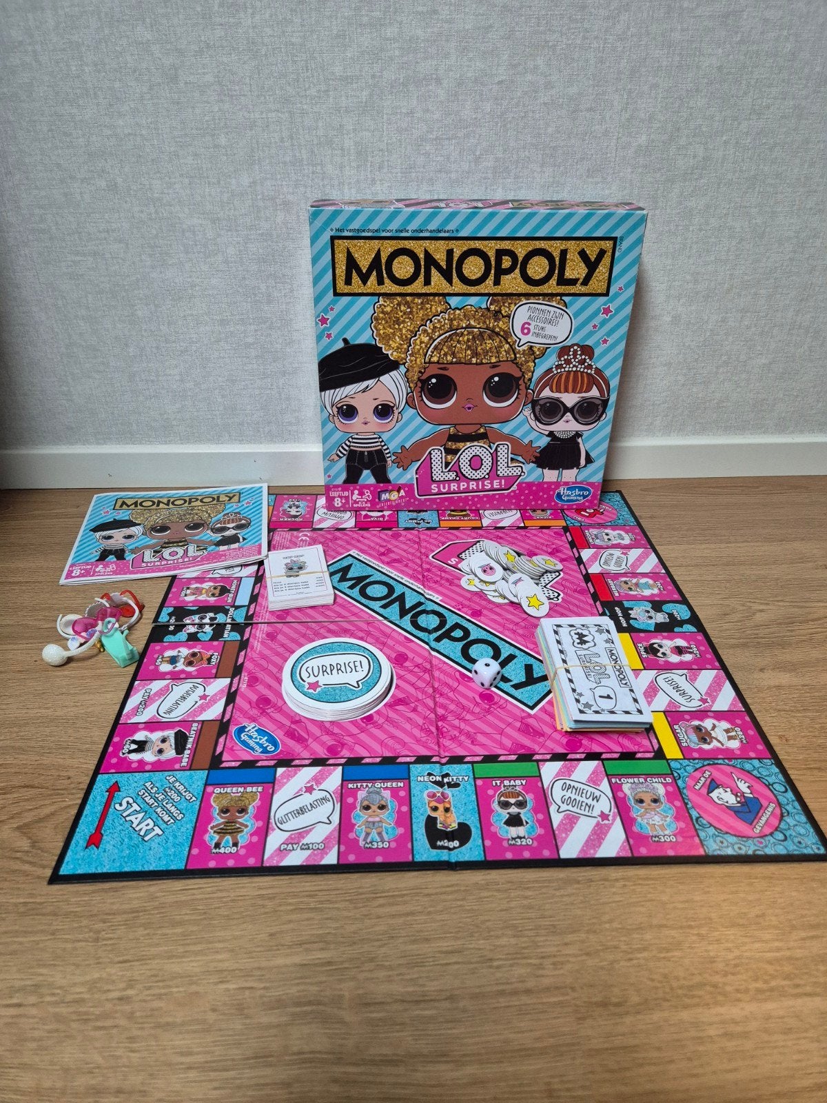 L.O.L. Surprise! Monopoly Bordspel, Drie of vier spelers, Ophalen of Verzenden, Zo goed als nieuw, Hasbro