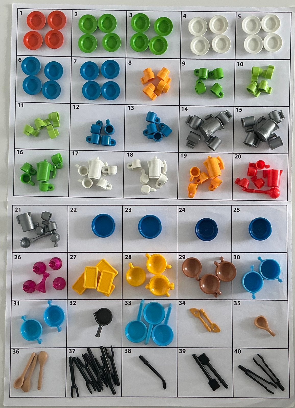 Playmobil onderdelen keukengrei, Ophalen of Verzenden, Gebruikt, Losse onderdelen