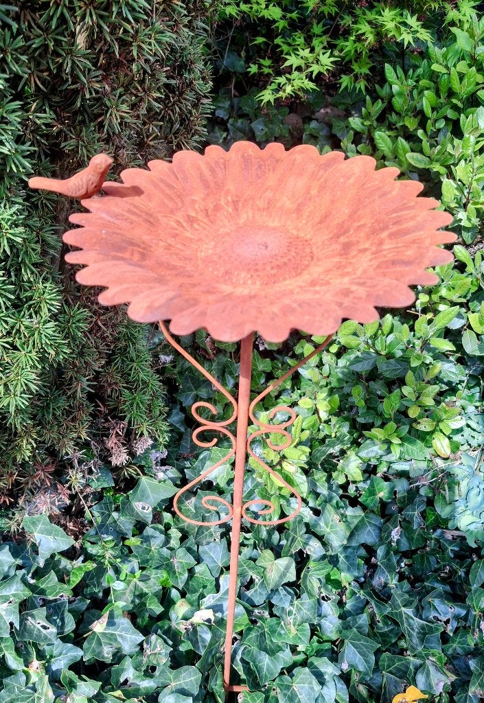 Tuinsteker vogelbad hoog 97 cm., Tuin en Terras, Ophalen of Verzenden, Nieuw