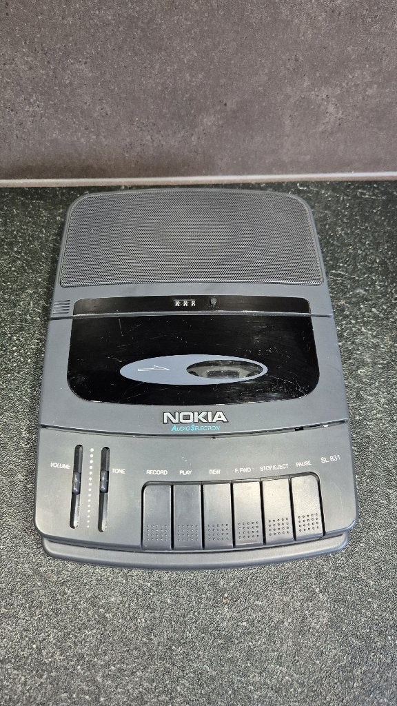 Nokia SL831 cassetterecorder, werkt prima. 5A14, Audio, Tv en Foto, Cassettedecks, Tweedehands verkoop, Ophalen of Verzenden, Geen@idee.nl