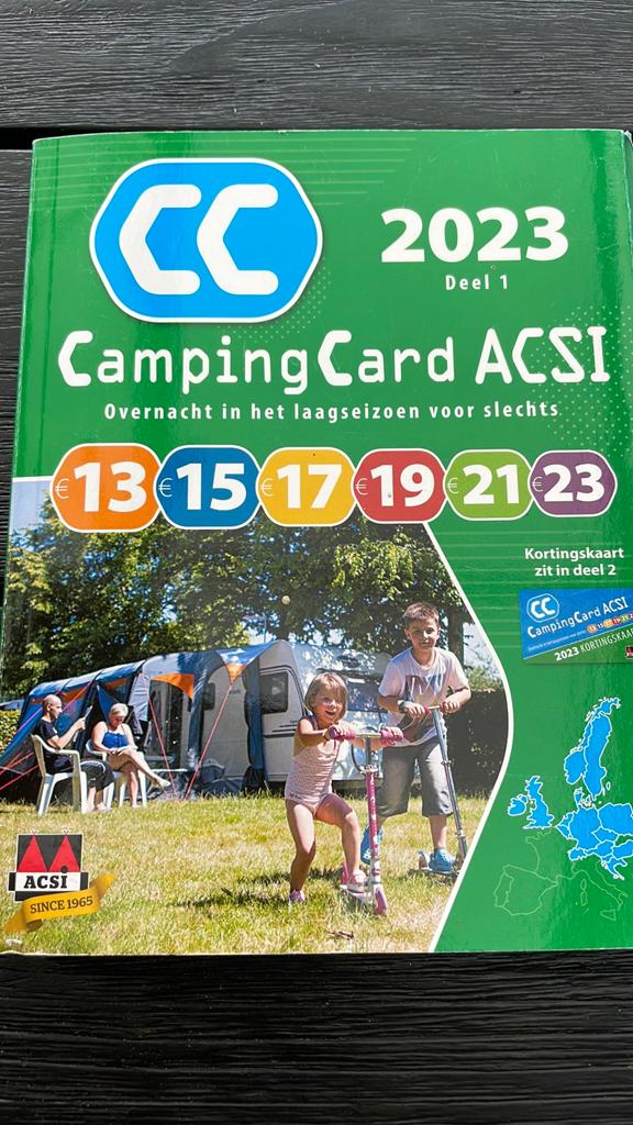 ACSI - CampingCard ACSI 2023, Overige merken, ACSI, Europa, Ophalen of Verzenden