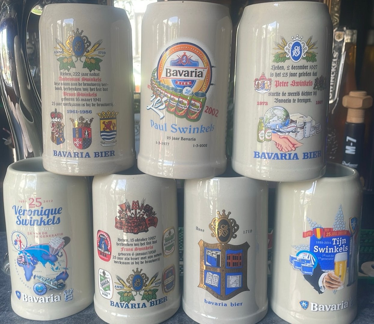 Bavaria Bierpullen Collectie - Diverse Uitvoeringen, Verzamelen, Biermerken, Ophalen, Nieuw, Pul(len), Bavaria