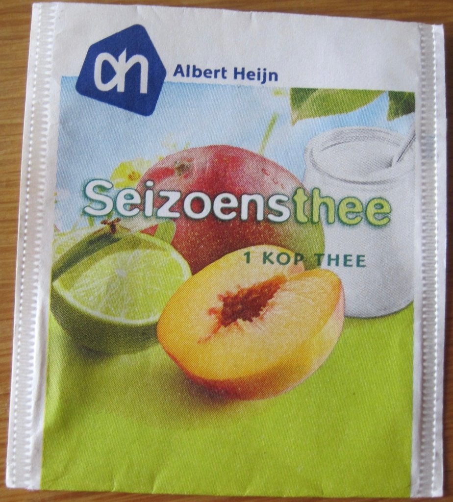 Een enkel oud theezakje Albert Heijn - AH - seizoensthee, Verzenden, Theezakje(s)
