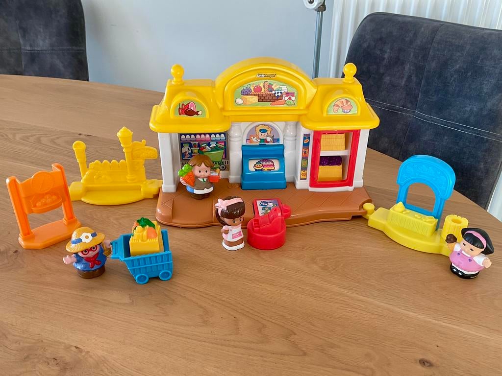 Little People : Winkeltje met uitbreiding, Kinderen en Baby's, Ophalen, Gebruikt, Speelset