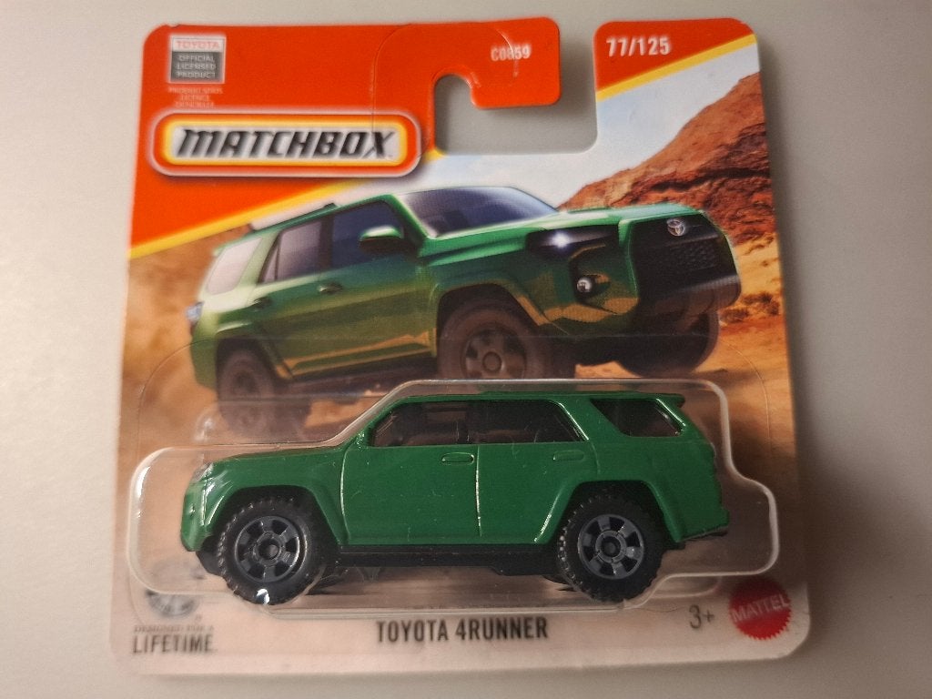 Matchbox 77 - 2018 Toyota 4Runner [groen] 1/60 MIB, Ophalen of Verzenden, Nieuw, Auto