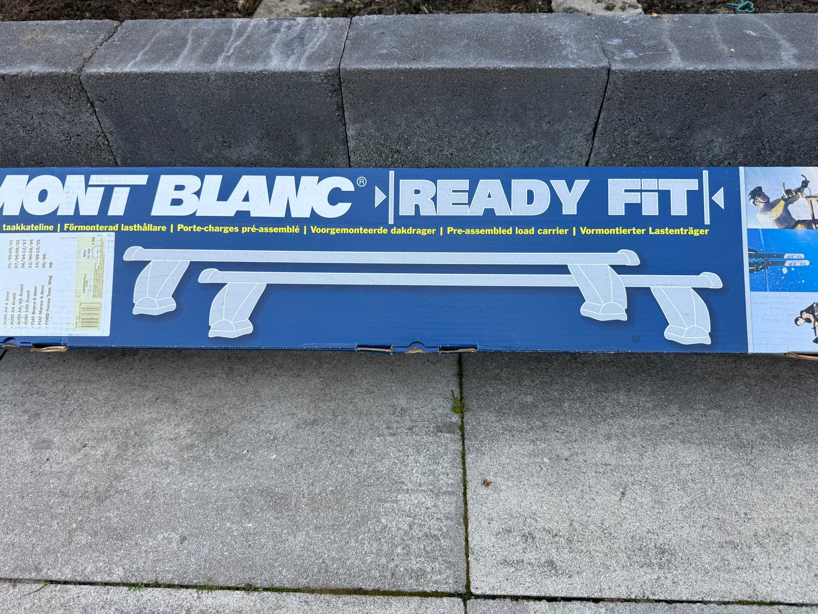 Mont Blanc Ready Fit 8 Dakdragers - Audi, Fiat, Ford, Ophalen of Verzenden, Nieuw