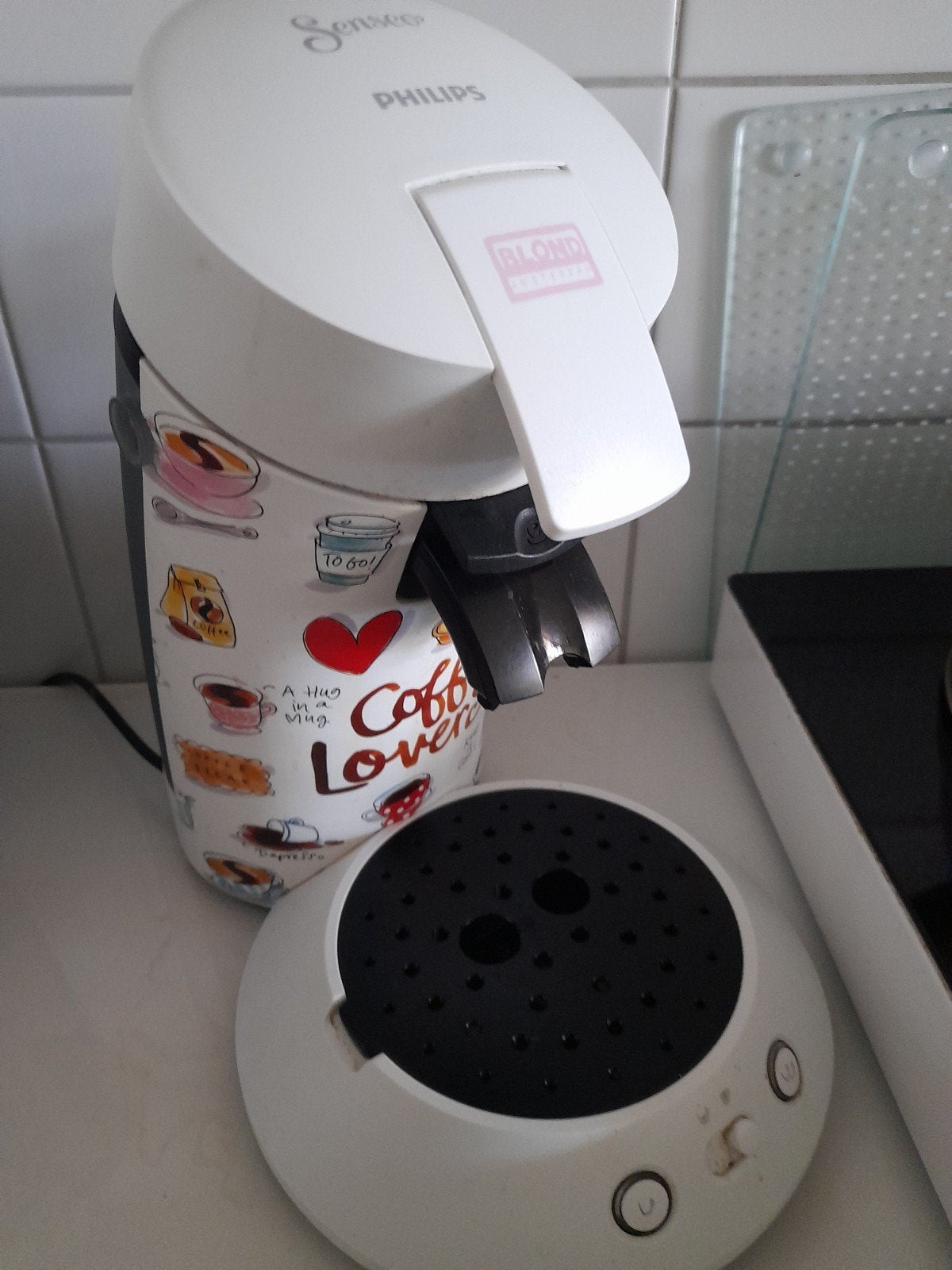 senseo amsterdam blond, Witgoed en Apparatuur, Ophalen, Koffiemachine, Zo goed als nieuw, 2 tot 4 kopjes