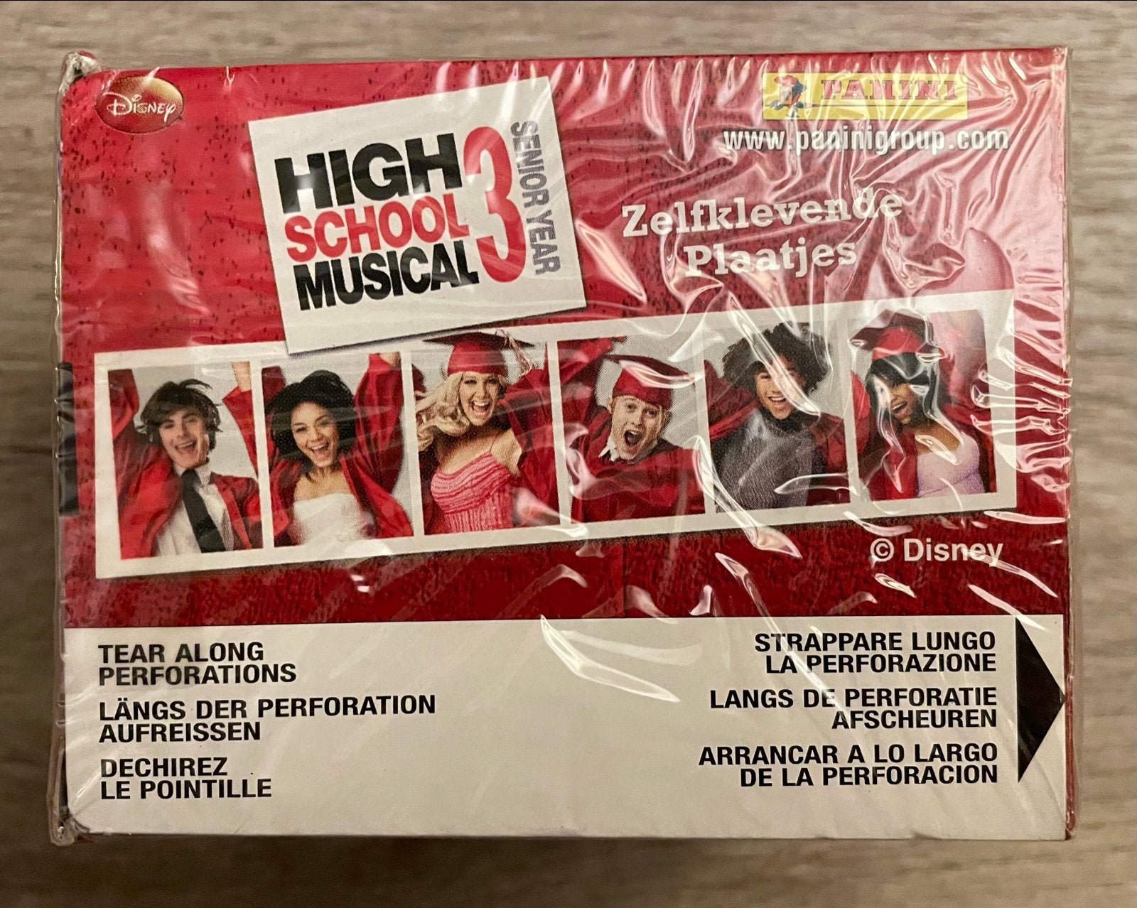 3x Panini High School Musical 3 Verzegelde Sticker Box (2008, Verzamelen, Ophalen of Verzenden, Zo goed als nieuw, Film, Tv of Omroep
