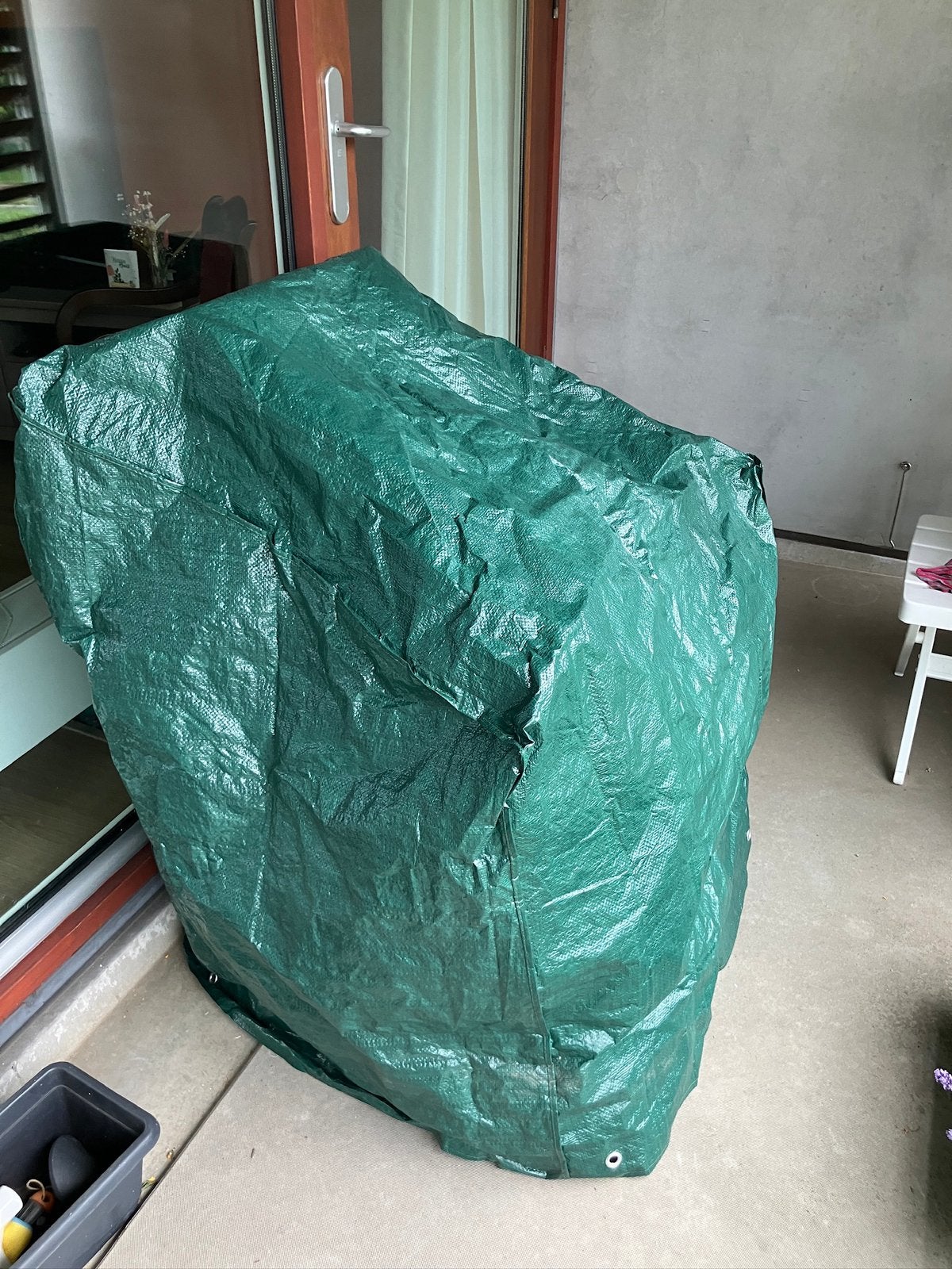 Hoes voor stapelstoelen, Ophalen of Verzenden, Zo goed als nieuw, Minder dan 5 m², Zeil