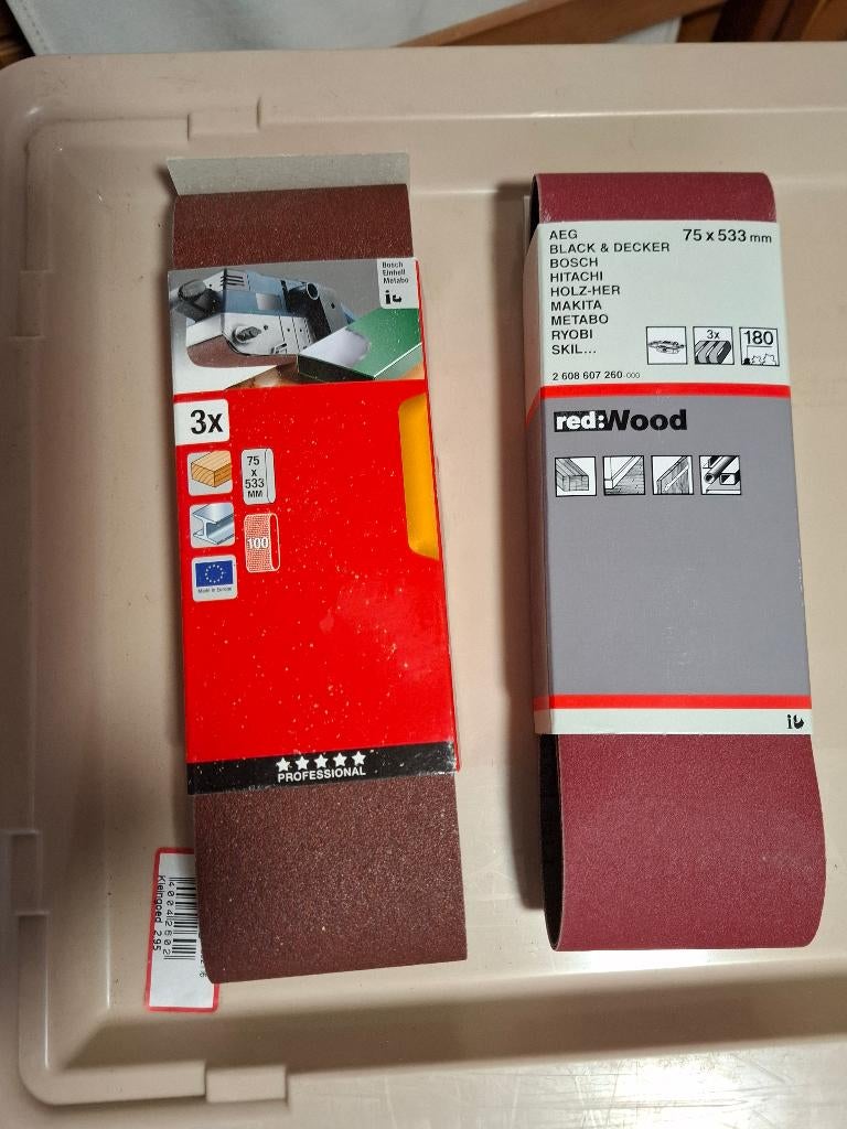 Schuurbanden 75x533 - 75 x 533, Ophalen, Nieuw, Minder dan 600 watt, Overige typen