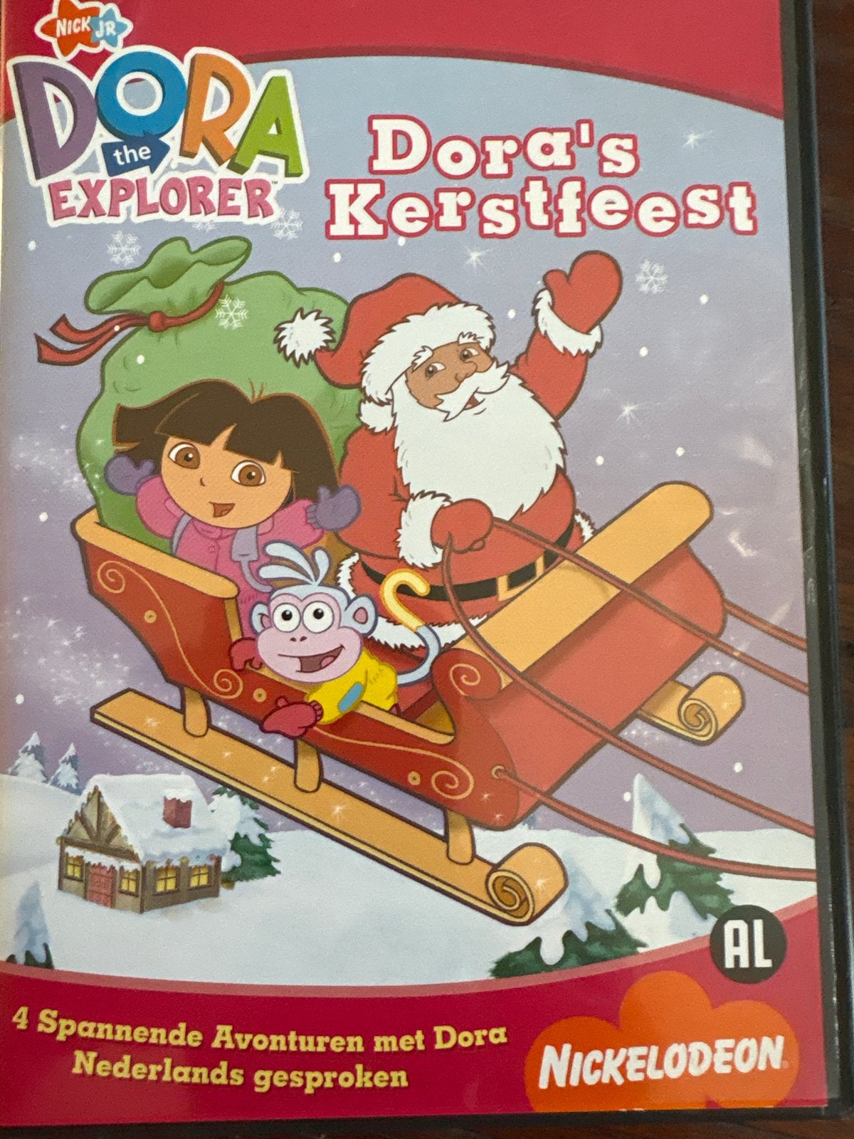 Dora the Explorer: Dora's Kerstfeest DVD (Nederlands gesprok, Gebruikt, Alle leeftijden, Kerst, Film