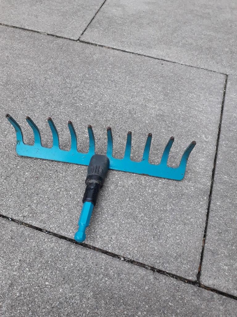 Gardena 10 tands hark, Tuin en Terras, Hand-tuingereedschap, Ophalen of Verzenden, Hark