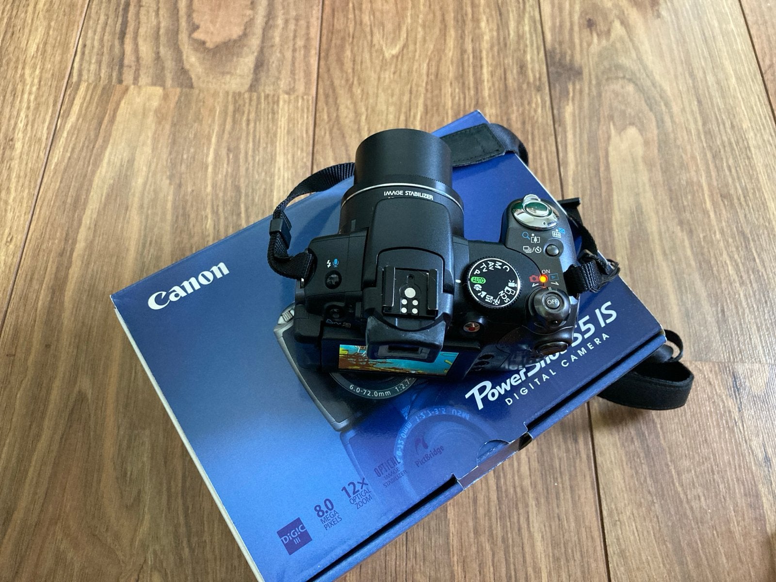 Canon PowerShot S5 IS Bridgecamera met 8.0 MP en 12x zoom, Gebruikt, Canon, Beeldstabilisatie, Ophalen of Verzenden