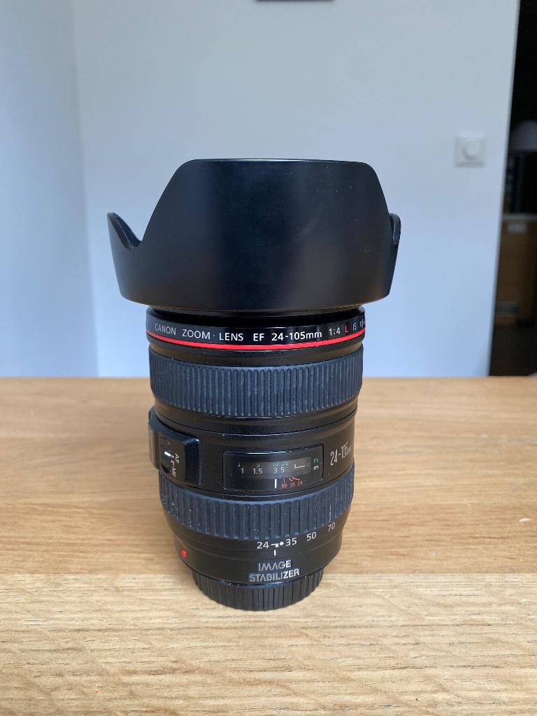 Canon EF 24-105mm f/4L IS USM, Audio, Tv en Foto, Fotografie | Lenzen en Objectieven, Zo goed als nieuw, Standaardlens, Zoom, Ophalen