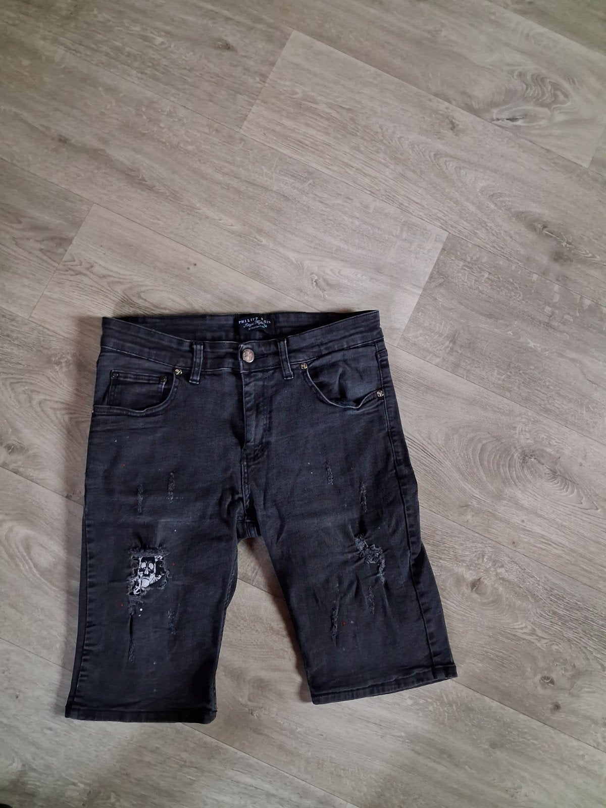 heren spijkerbroek  / jeans - zwart 33 - Philipp Plein, Zwart, Ophalen of Verzenden, Zo goed als nieuw, Philipp Plein