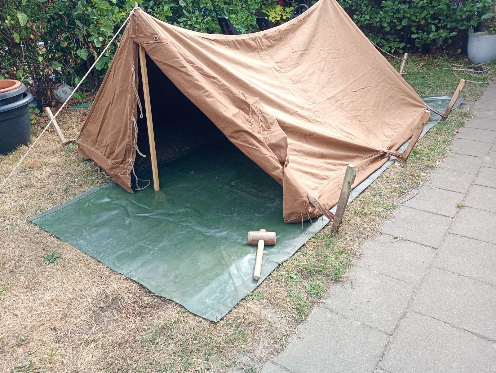 Britse tweepersoons tent 1944, Verzamelen, Militaria | Tweede Wereldoorlog, ., Ophalen of Verzenden, ., Engeland