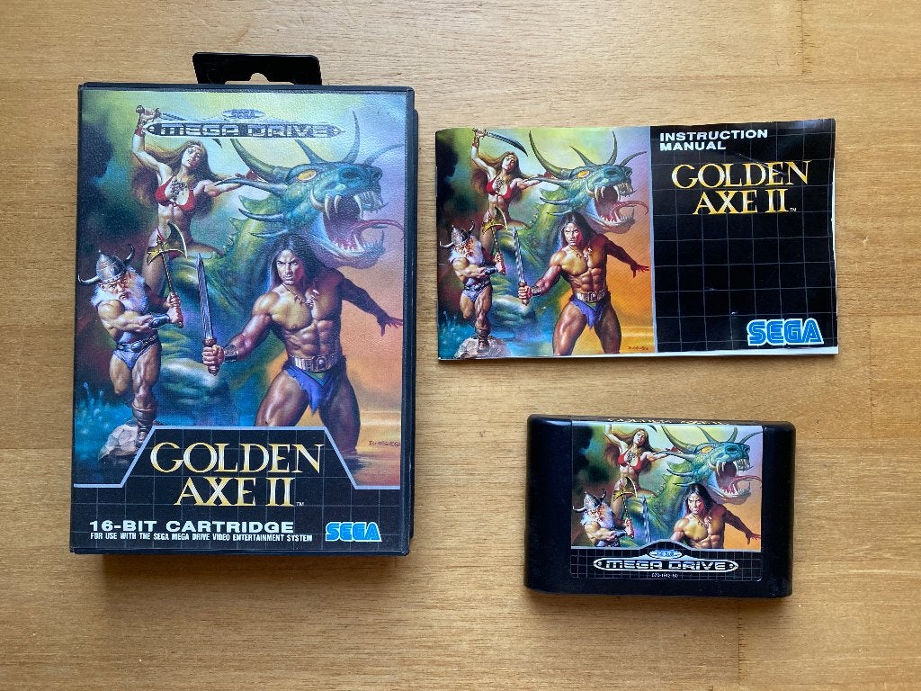 golden axe II sega mega drive, 1 speler, Racen en Vliegen, Ophalen of Verzenden, Zo goed als nieuw