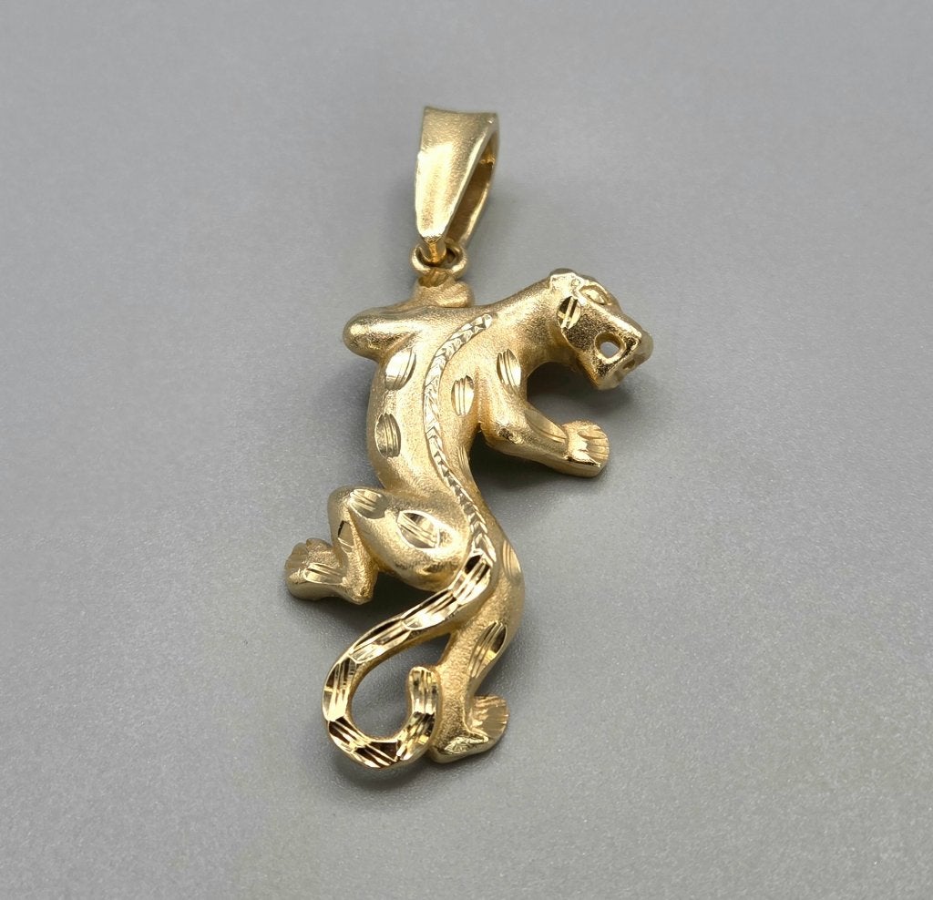 Gouden Luipaard hanger. 2026/648, ., Ophalen of Verzenden, Zo goed als nieuw, .