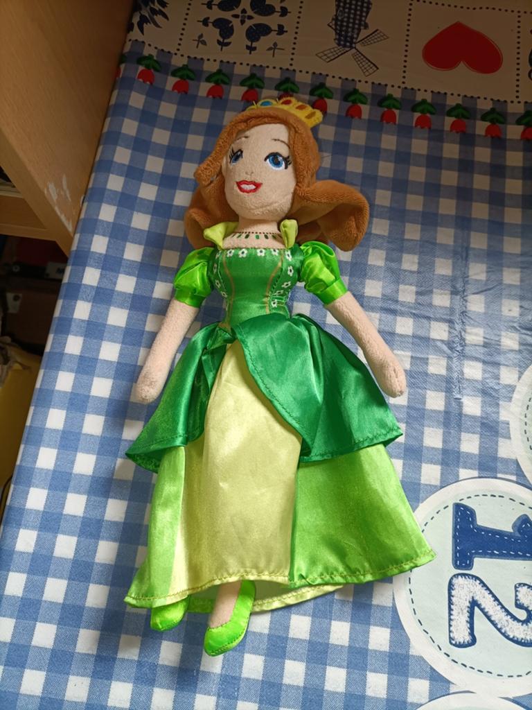 Prinsessia knuffel Studio 100 groen meisje 29 cm groot, Ophalen of Verzenden, Zo goed als nieuw, Overige typen