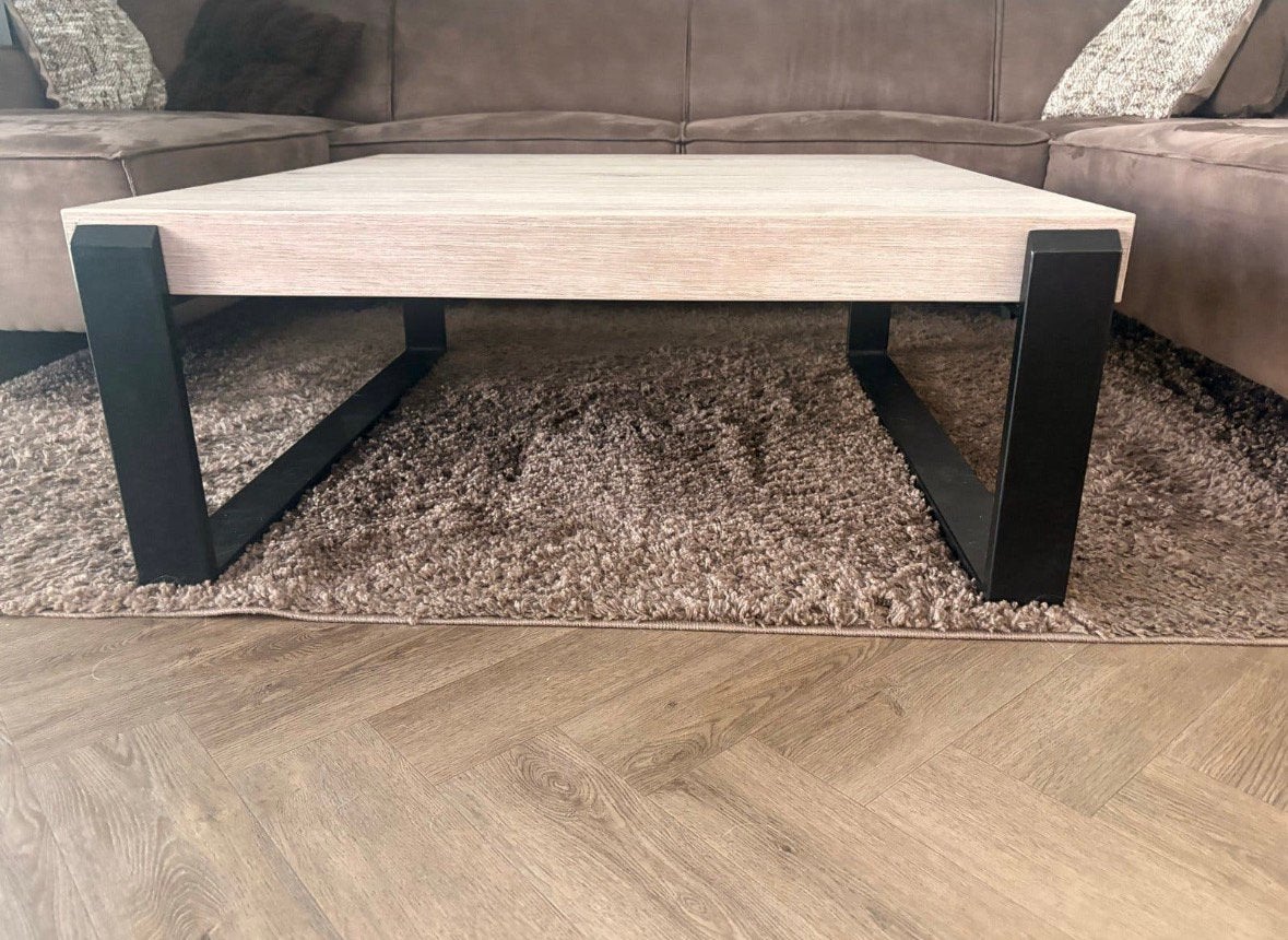 Salon tafel 1x1, Huis en Inrichting, Tafels | Salontafels, 50 – 75, 100 tot 150 cm, Vierkant, 50 tot 100 cm