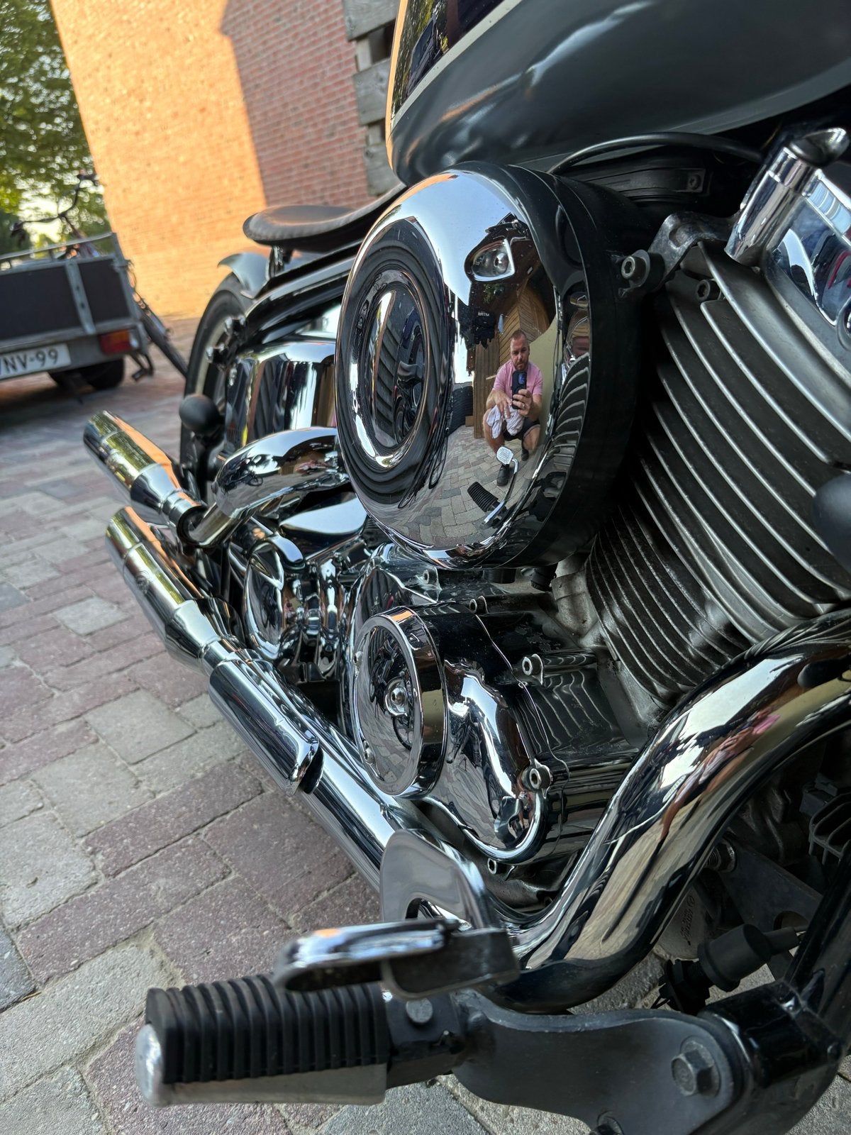 Yamaha Drag Star Custom Chopper, 2 cilinders, Chopper, Gebruikt, Particulier