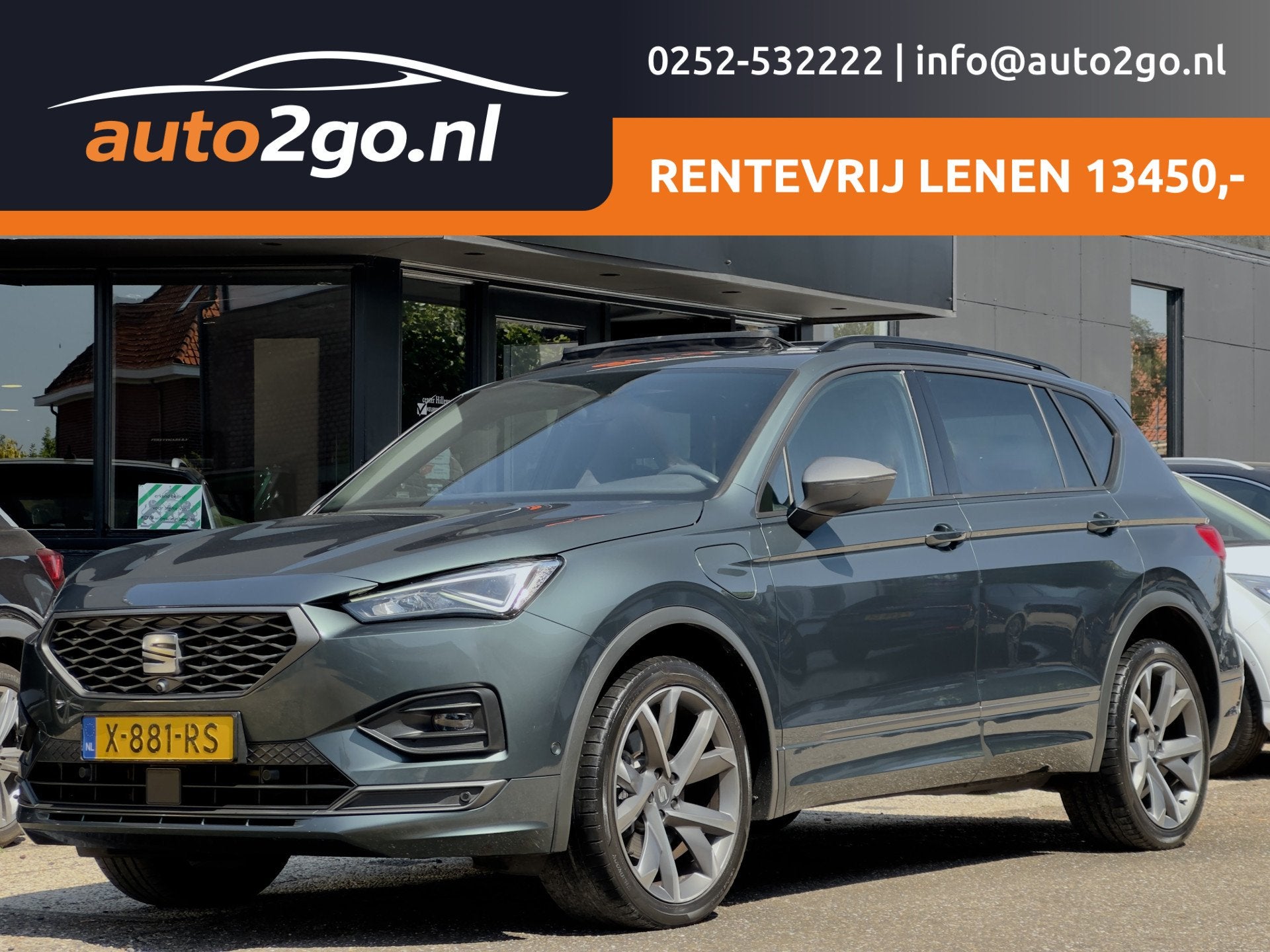 SEAT Tarraco 1.4 TSI e-HYBRID FR AUT6 PHEV INTENSE PANODAK L, Auto's, Seat, Euro 6, 4 cilinders, Origineel Nederlands, 1395 cc