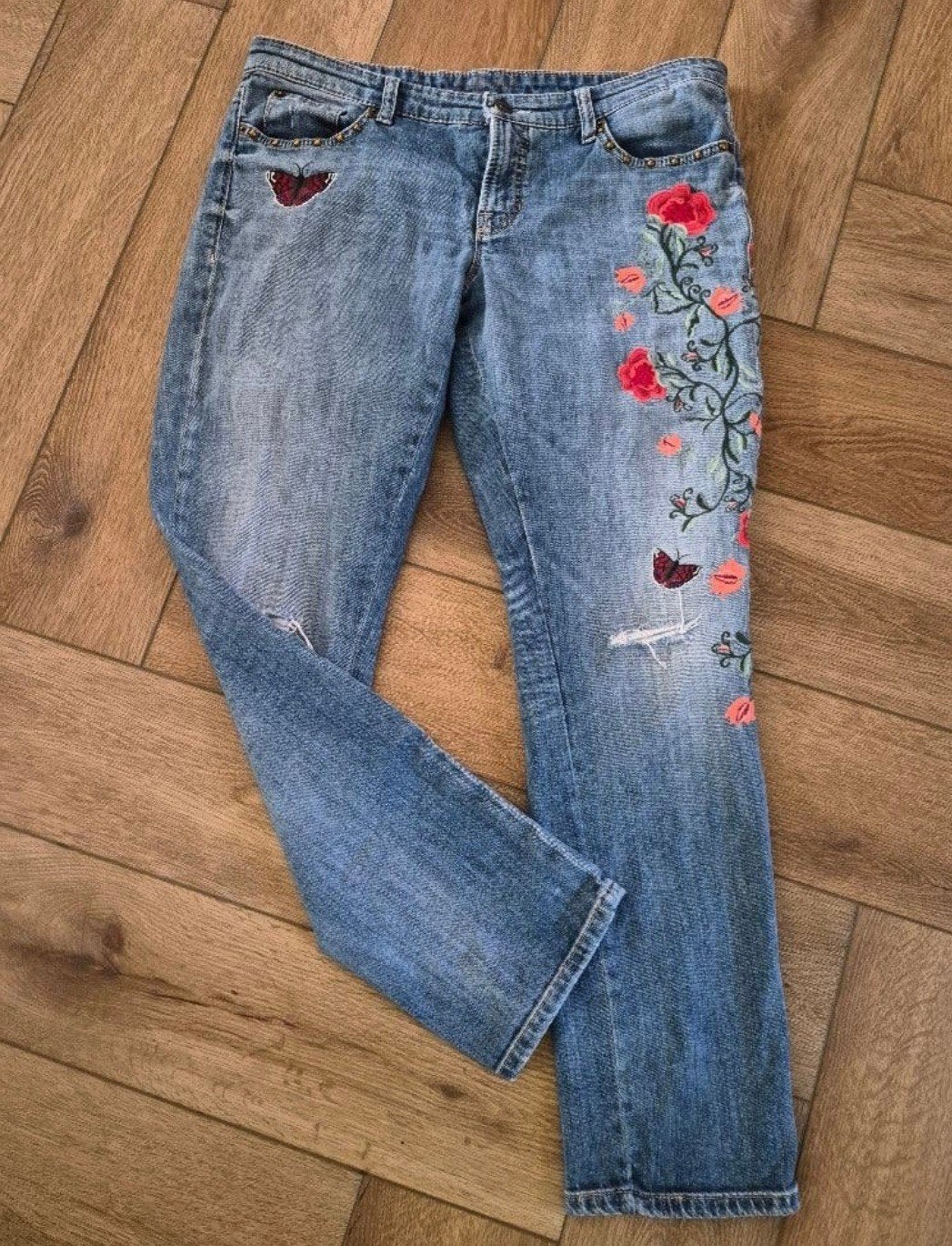 Prachtige spijkerbroek van Cambio, maat 40, Cambio, Blauw, Ophalen of Verzenden, Zo goed als nieuw