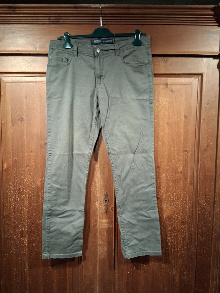 grijze 5 pocket heren jeans Canda W36 L32, W36 - W38 (confectie 52/54), Overige kleuren, Nieuw, Ophalen of Verzenden