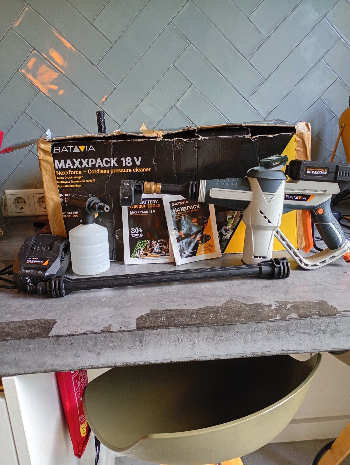 Batavia Maxxpack 18V Accu Drukspuit - Zo goed als nieuw, Ophalen of Verzenden, Zo goed als nieuw