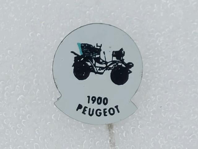 SP1634 Speldje 1900 Peugeot blauw, Ophalen of Verzenden, Gebruikt, Overige onderwerpen