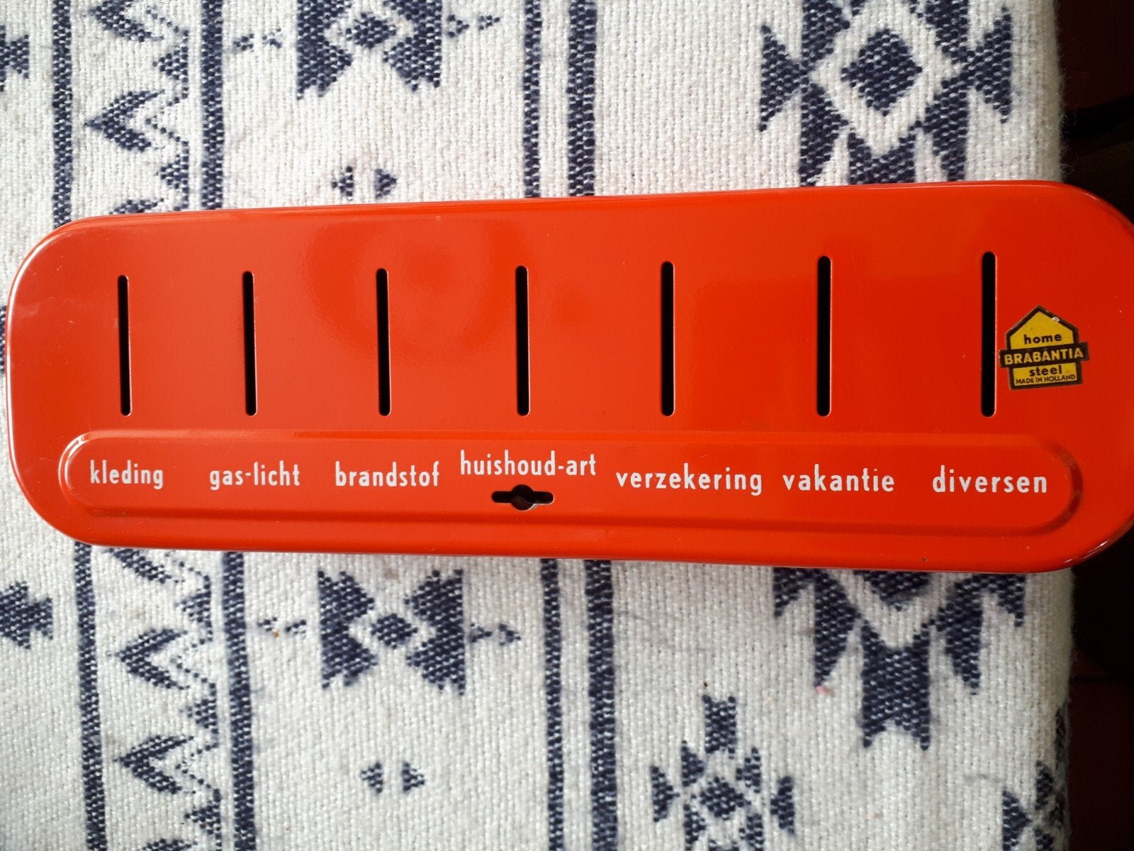 Brabantia spaarblik jaren 70, Verzamelen, Ophalen of Verzenden, Metaal of Blik, Overige thema's