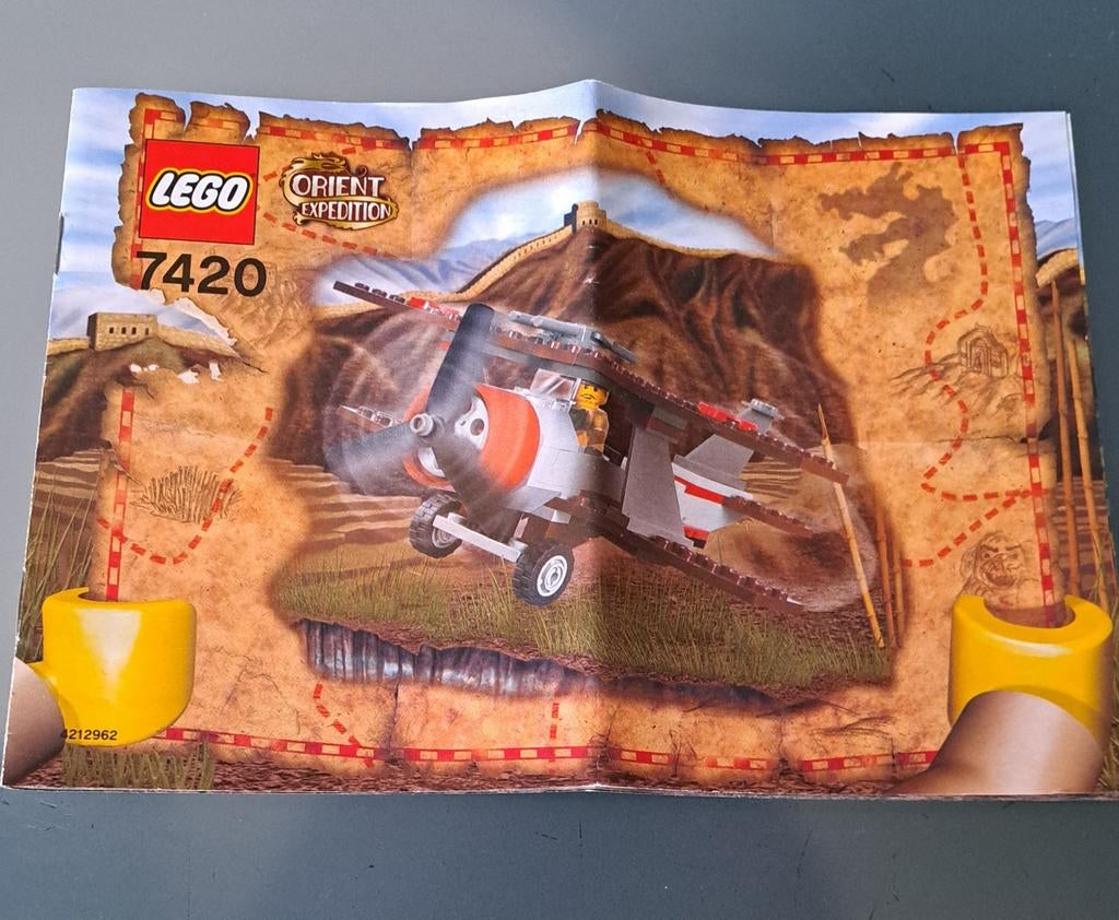 Lego Orient Expedition 7420: Mountain Sluice (compleet), Ophalen