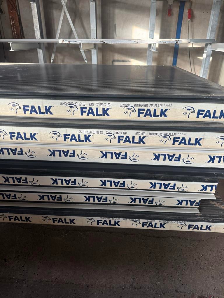Falk Sandwichpanelen - Dak- en Gevelplaten, Ophalen of Verzenden, Nieuw, 100 mm of meer