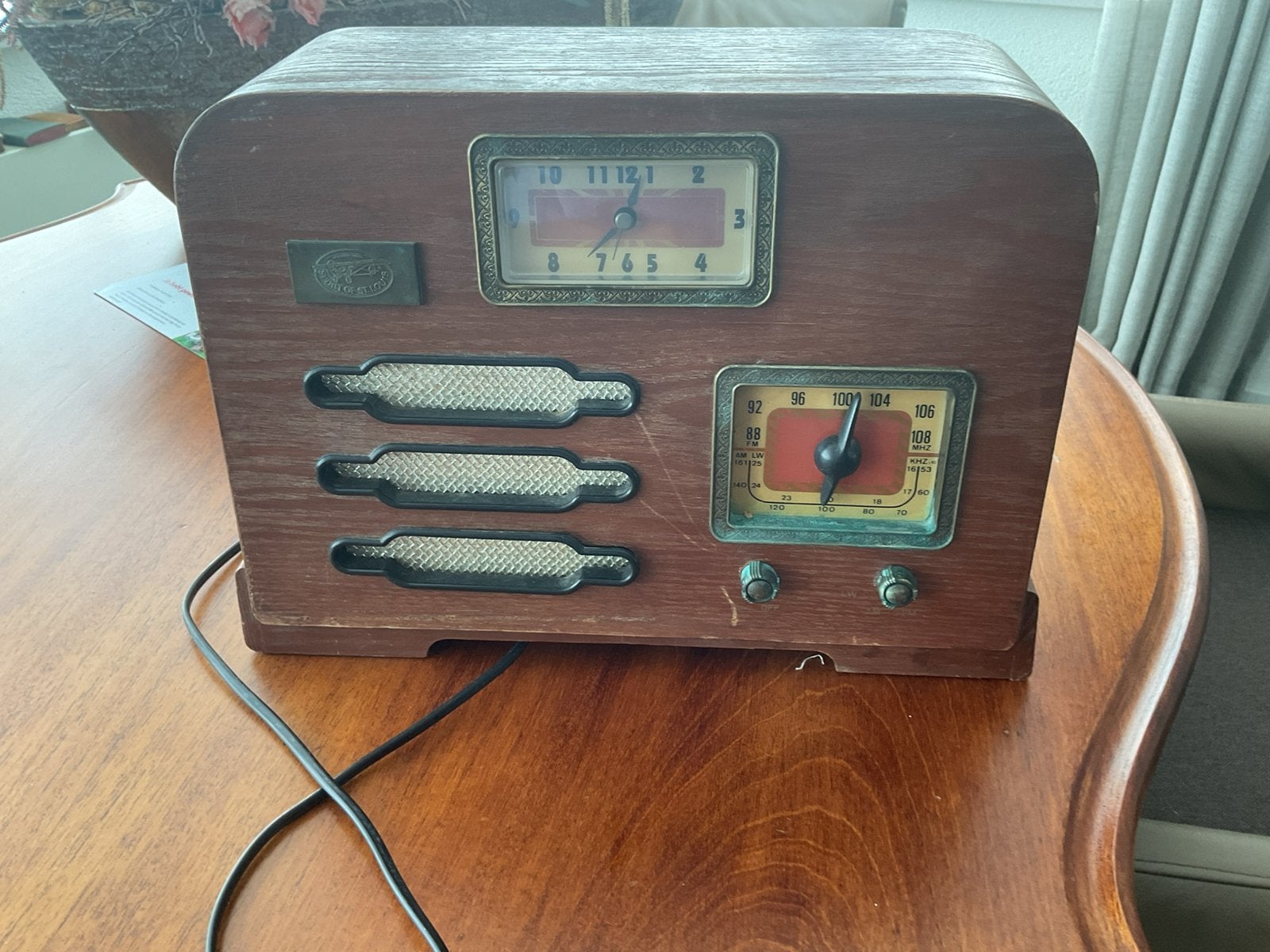 Oude Radio merk Spirit of St. Louis, Audio, Tv en Foto, Radio's, Ophalen of Verzenden, Gebruikt, Radio